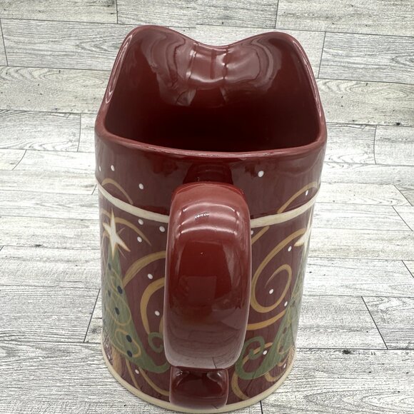 2005 Demdaco Winter Carols Christmas Tree Pitcher, 40 FL OZ - Picture 2 of 6